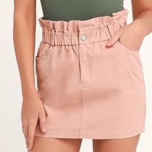 Lulus paperbag skirt